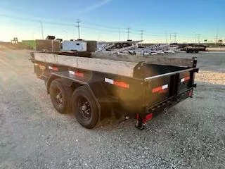 2025 Double A Trailers 72" x 12' (11000LB GVW) Dump Trailer - Image 4