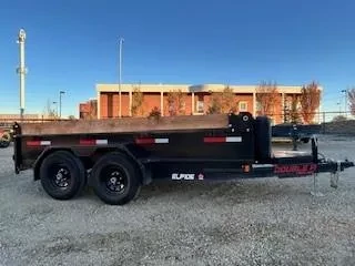 2025 Double A Trailers 72" x 12' (11000LB GVW) Dump Trailer - Image 2