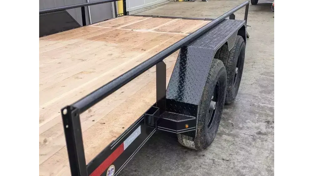 2026 DOUBLE A TRAILERS 83" x 18' UTILITY TRAILER (11000LB GVW) - Image 6