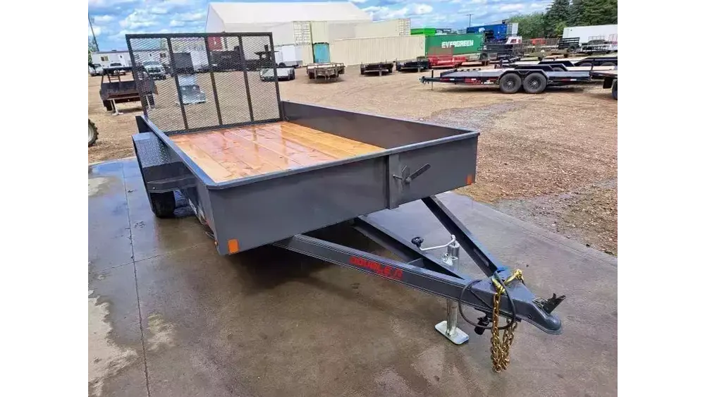 2026 DOUBLE A TRAILERS 72" x 12' LANDSCAPE UTILITY TRAILER (3850 LB GVW - Image 2