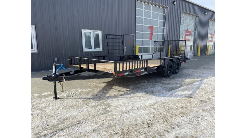 2026 DOUBLE A TRAILERS 83" x 20' UTILITY TRAILER (7700LB GVW) - Image 3