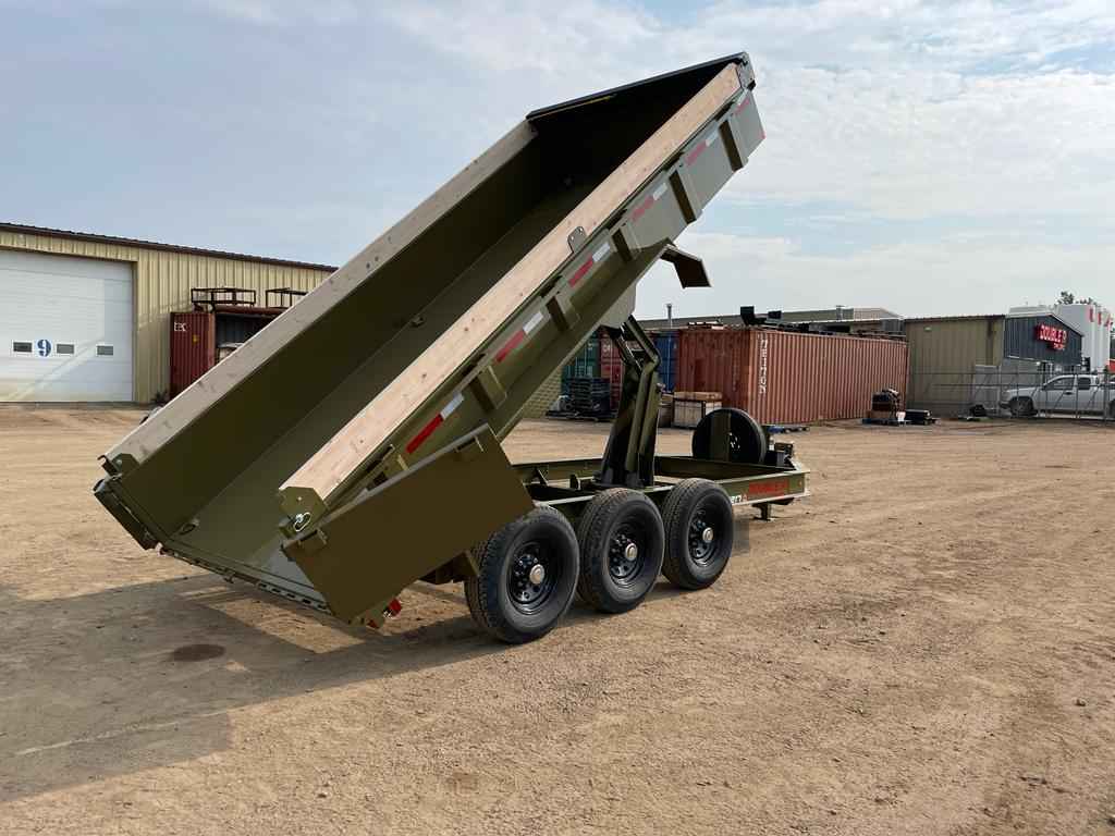 TRIPLE - HEAVY DUTY LOW PROFILE DUMP TRAILERMODEL - LP217 - Image 2