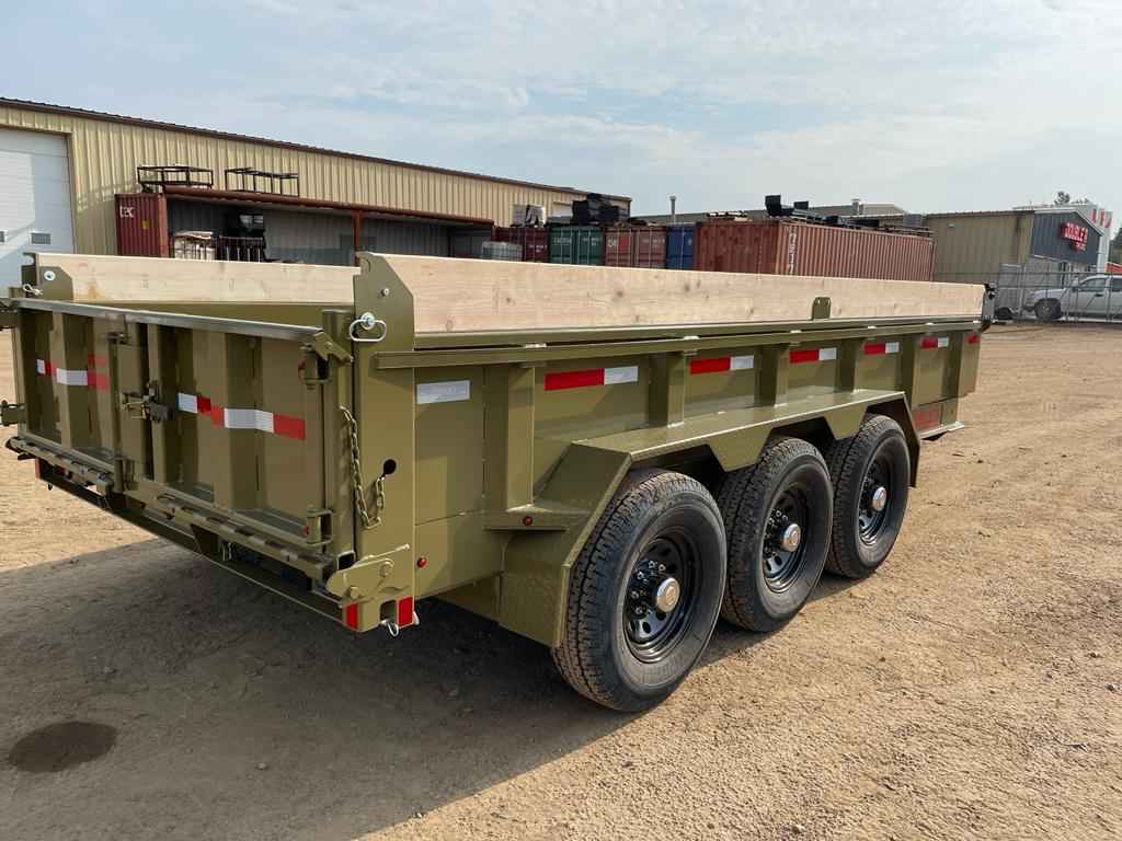 TRIPLE - HEAVY DUTY LOW PROFILE DUMP TRAILERMODEL - LP217 - Image 5
